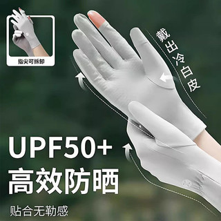 Luvas de proteção solar de seda gelo femininas estilo fino verão à prova de ultravioleta respirável luvas de ciclismo an