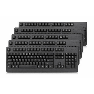 Kit 5 Unidades de Teclado LENOVO Português Abnt2 Preto Wired Usb Perfil ALTO Coorporativo Empresarial