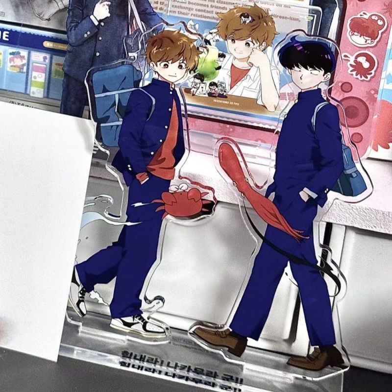 Ganbare Nakamura Kun Acrílico Suporte Okuto Hirose Aik Figura Display Ir Para Ele Nakahara Anime Bens Coleção Presente B