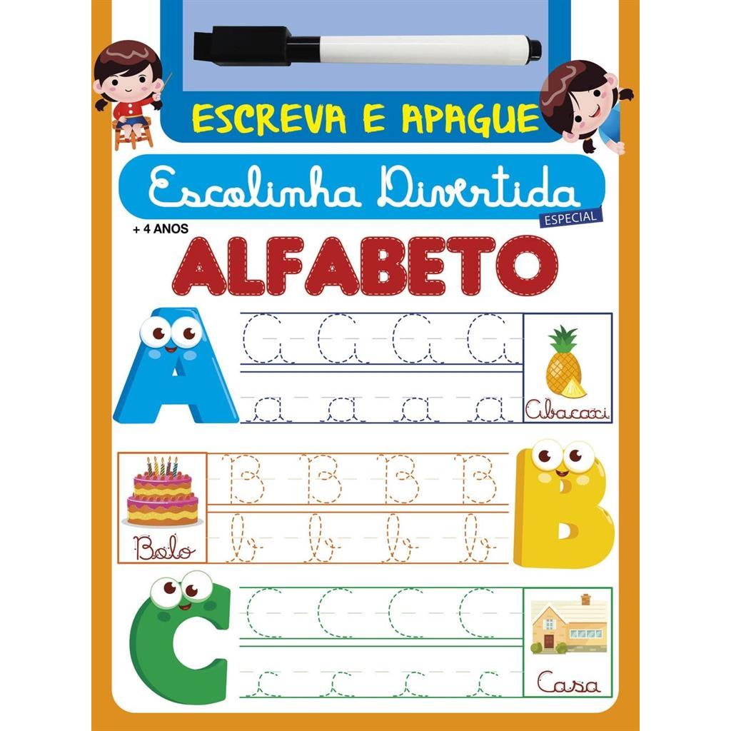 Alfabeto - Escreva e Apague - Escolinha Divertida autor On Line