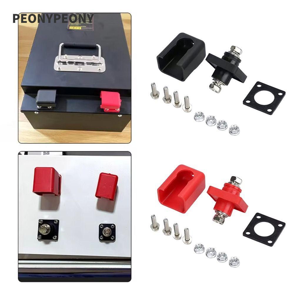 Bloco Terminal De Armazenamento De Energia PEONY , Poste Alta Corrente De Cobre 100A/120A , Conector Inversor Quadrado