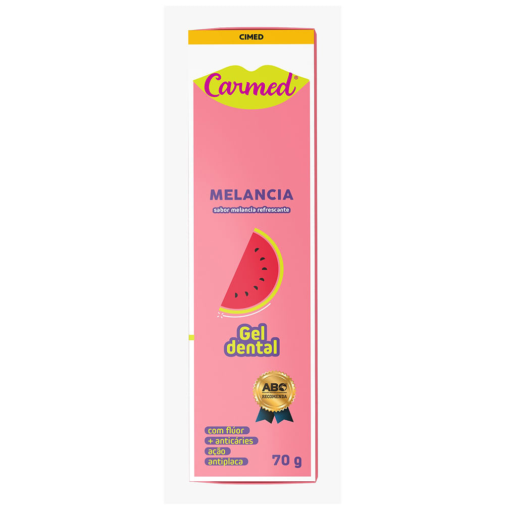 Gel Dental Melancia com Flúor Cimed 70g