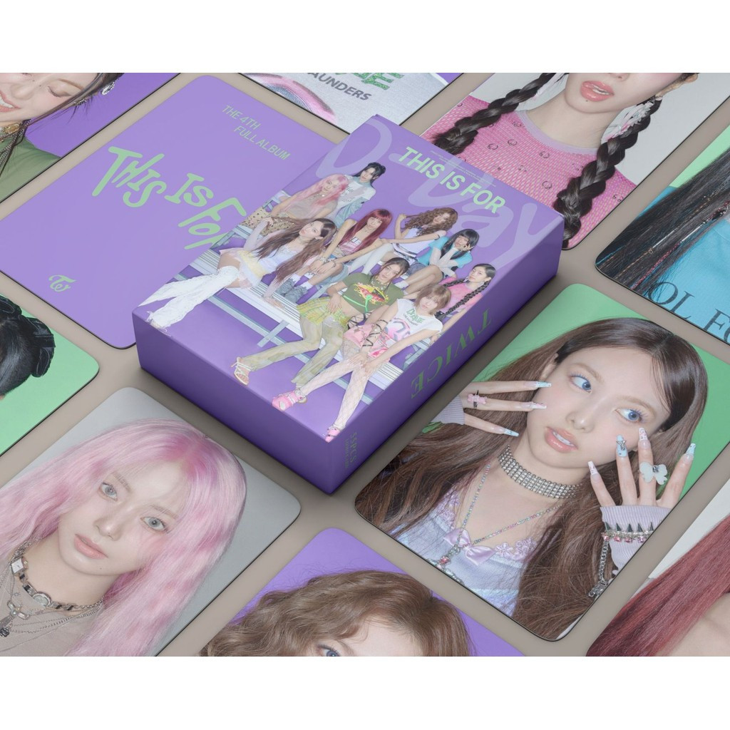 KPOP 55 peças/caixa TWICE Photocards Holográficos ESTE É PARA A Coleção de Cartões LOMO Laser KPOP IOSU