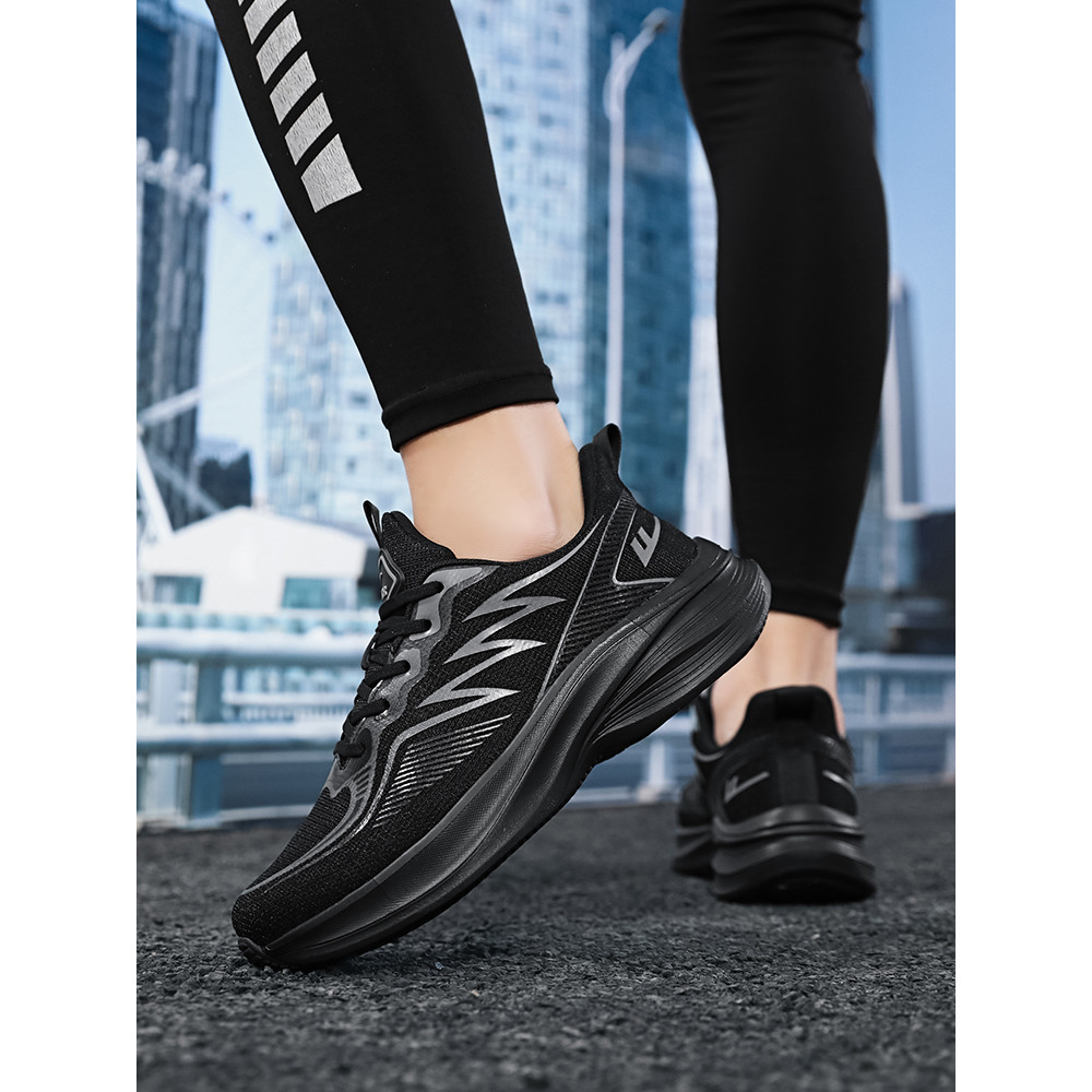 Puxar para trás sapatos masculinos pretos 2026 novo estilo Anti-deslizamento sapatos esportivos masculinos sapatos de tr