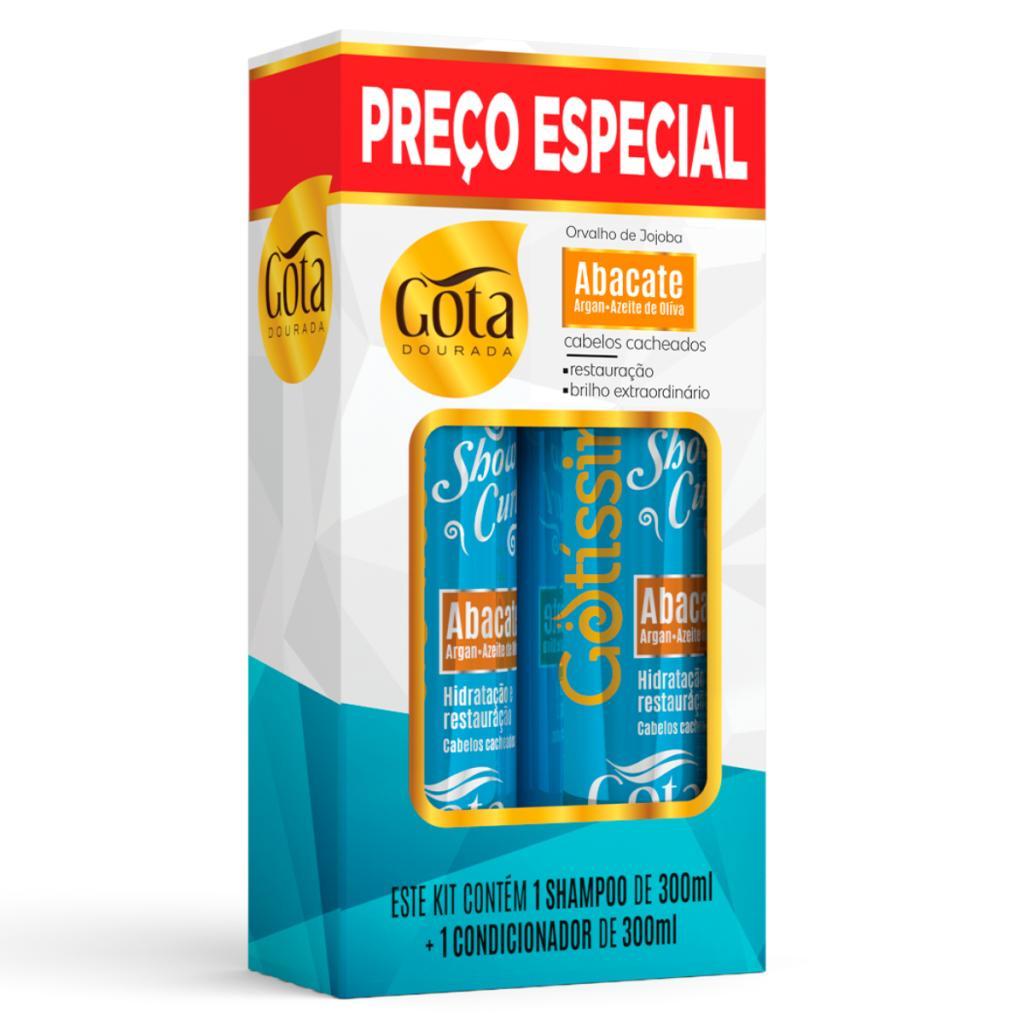 Kit Gota Dourada Orvalho de Jojoba Shampoo + Condicionador 300ml