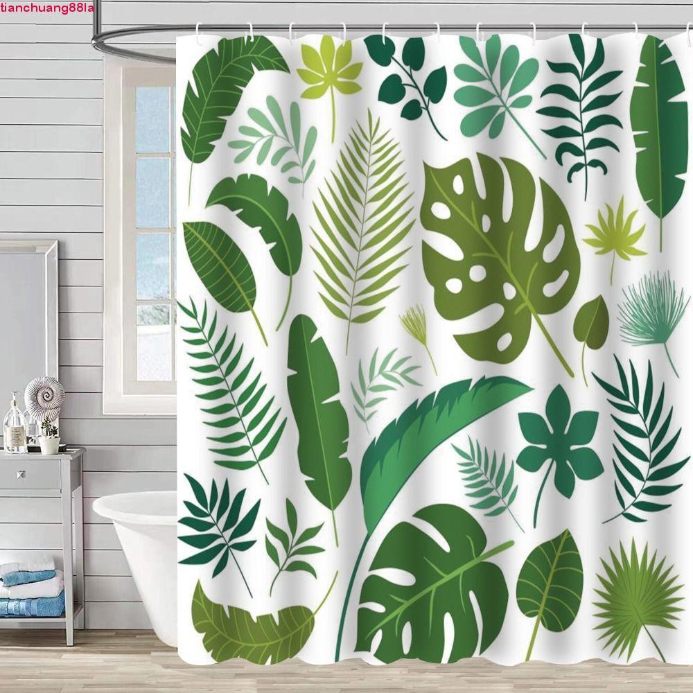 Cortina De Banho Impermeável TIANCHUANG , Cortinas De Chuveiro Laváveis De Secagem Rápida , Divisória Opaca De 71 X 71 P