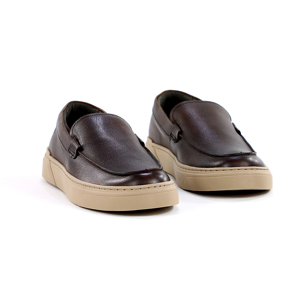 Sapatênis Democrata Bill Slip On Marrom Escuro - Masculino · foto 2