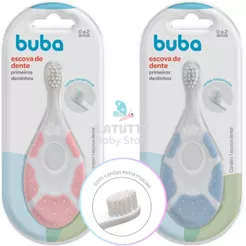Escova De Dente Buba Bebê Massageador De Gengiva Primeiros Dentinhos