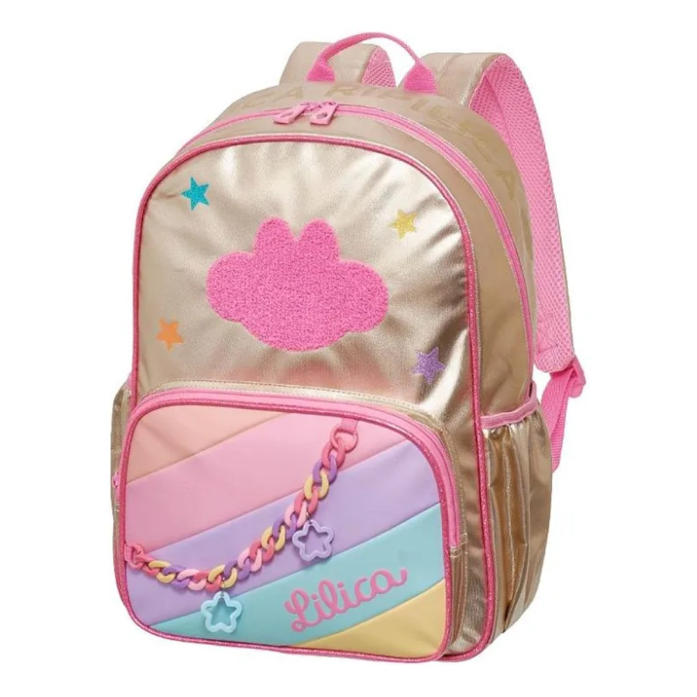 MOCHILA COSTAS LILICA RIPILICA GOLDEN -  PACIFIC