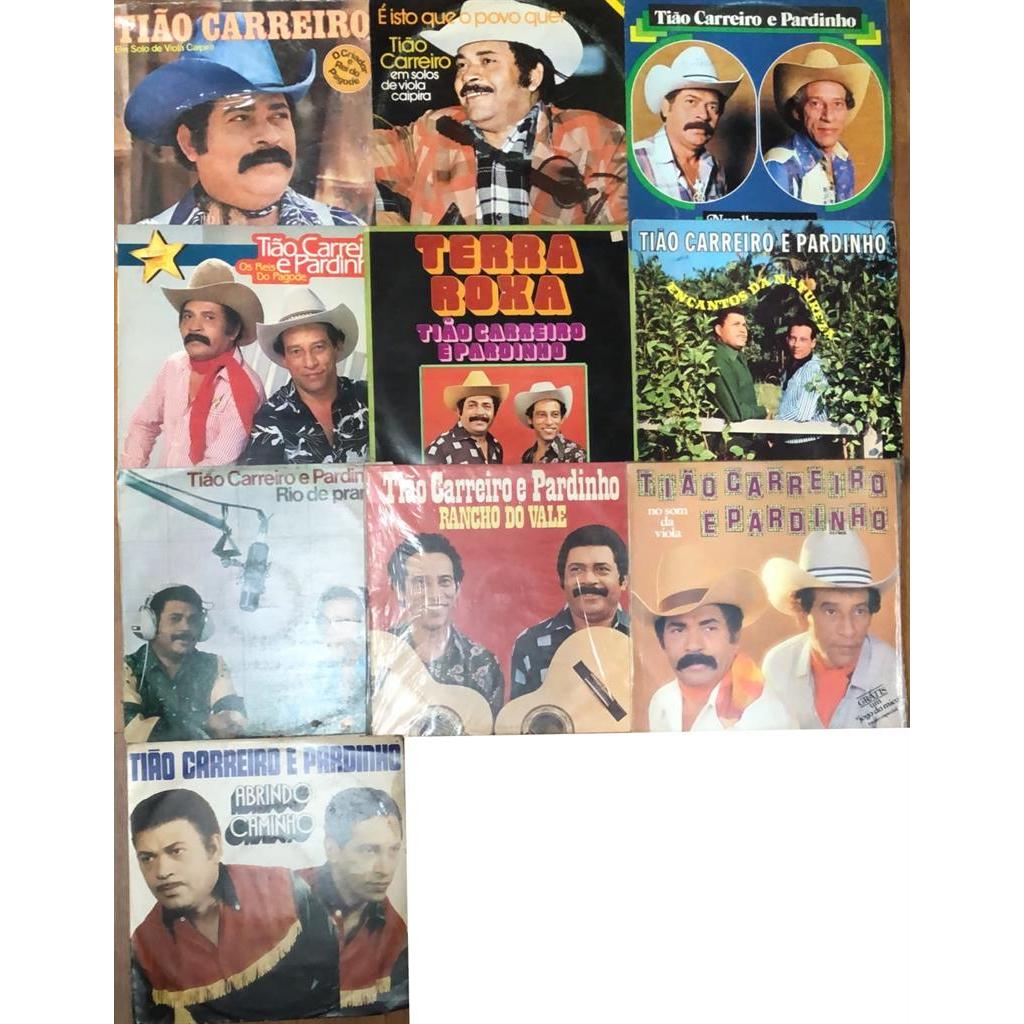 VINIL Tião Carreiro Tião Carreiro / Pardinho - 10 discos