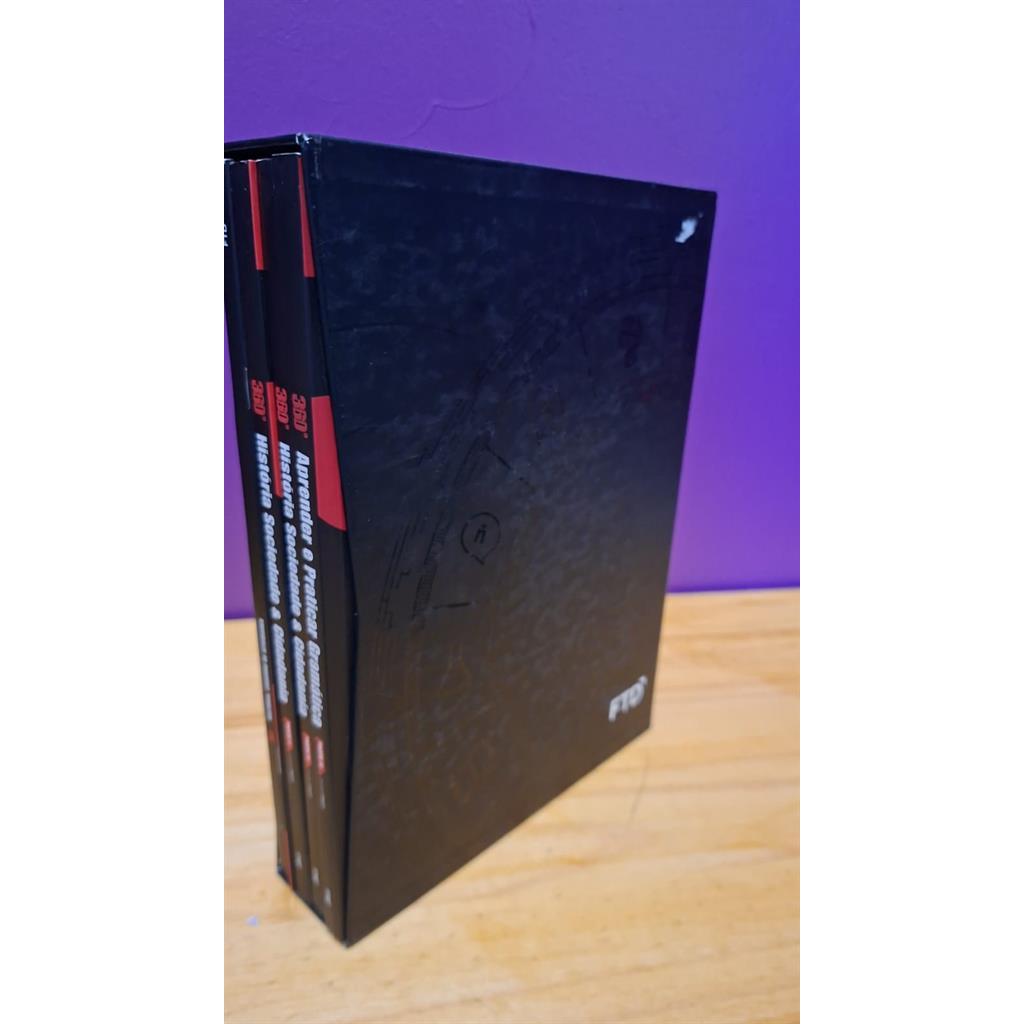 Box História 360 5 Volumes autor FTD