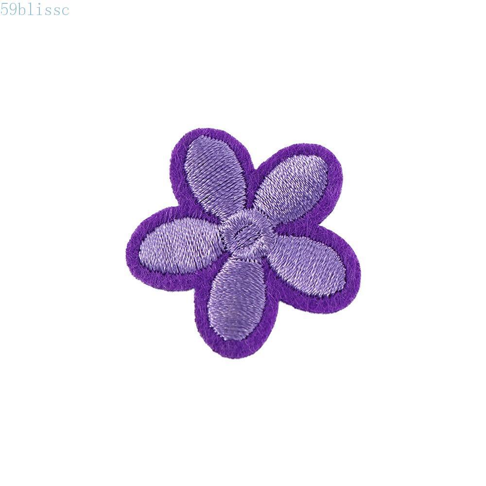 BLISSC Applique Bordado Pequena Flor Decalques Roupas Decorativas 10 Pcs Vestido Costura Patch
