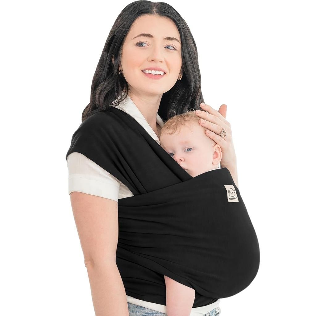 KeaBabies Baby Wrap Carrier - All in 1 Original Baby Carrier Newborn to Toddler Sling, Easy to Wear, Hands Free Bonding,