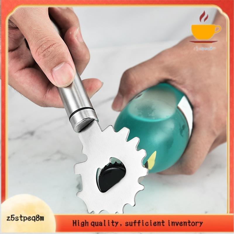 Aço Inoxidável Churrasqueira Raspador Grelha Gadget Limpador Abridor De Garrafa Limpeza Ferramenta Acampamento Portátil
