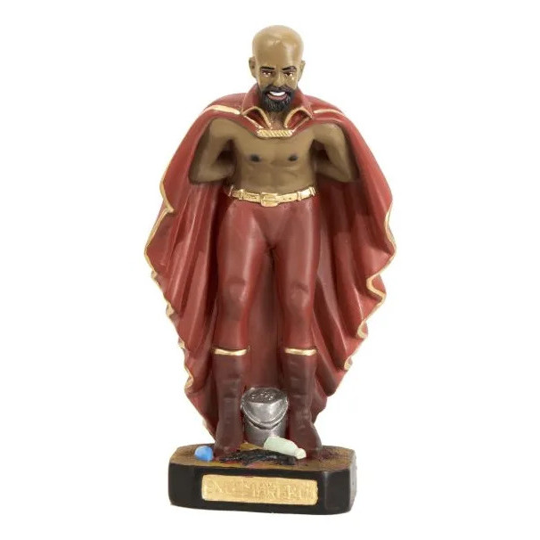 Imagem Estatua Exu Marabo Marabô 20c Gesso Umbanda Candomblé