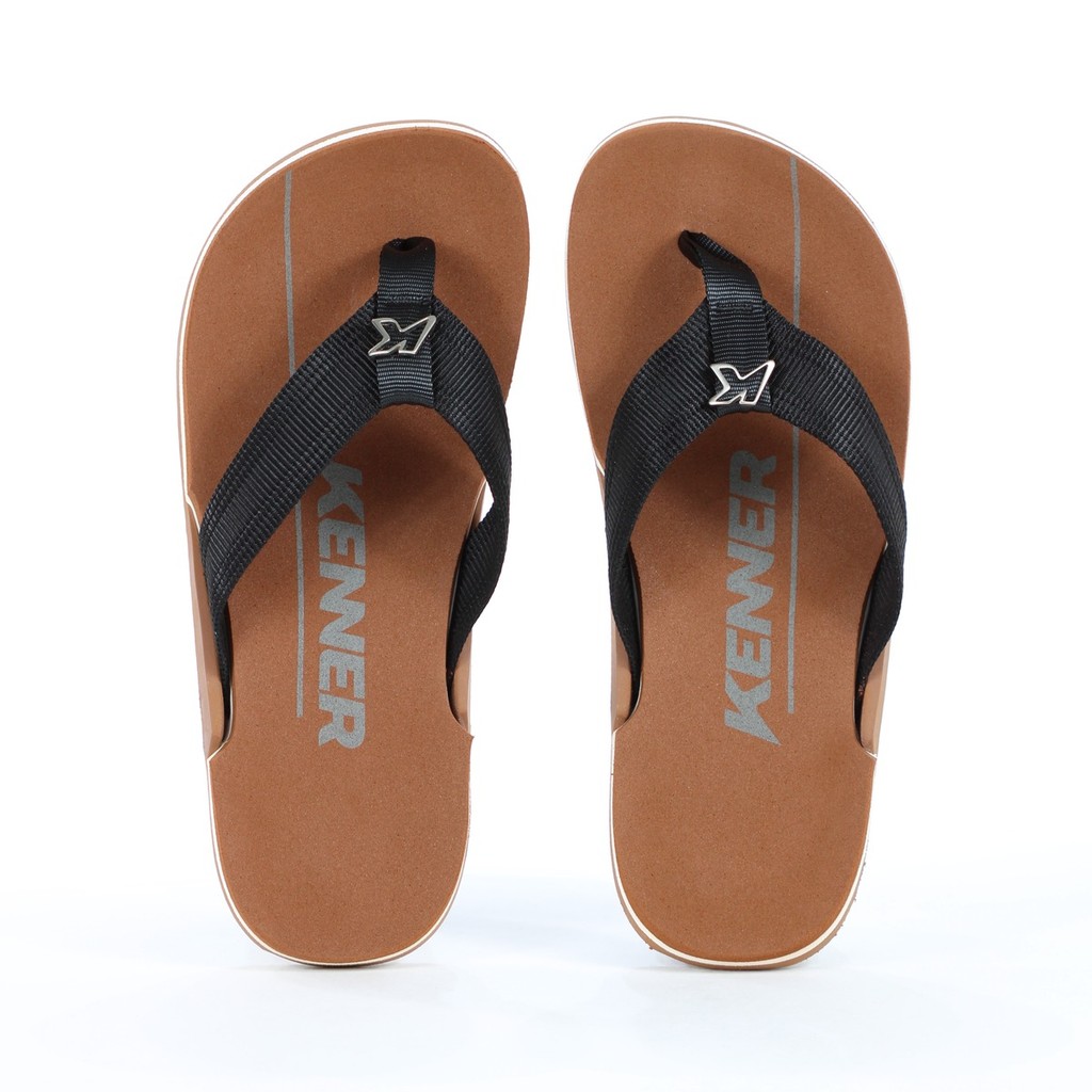Chinelo Kenner NK6 Pro Marrom e Preto - Masculino