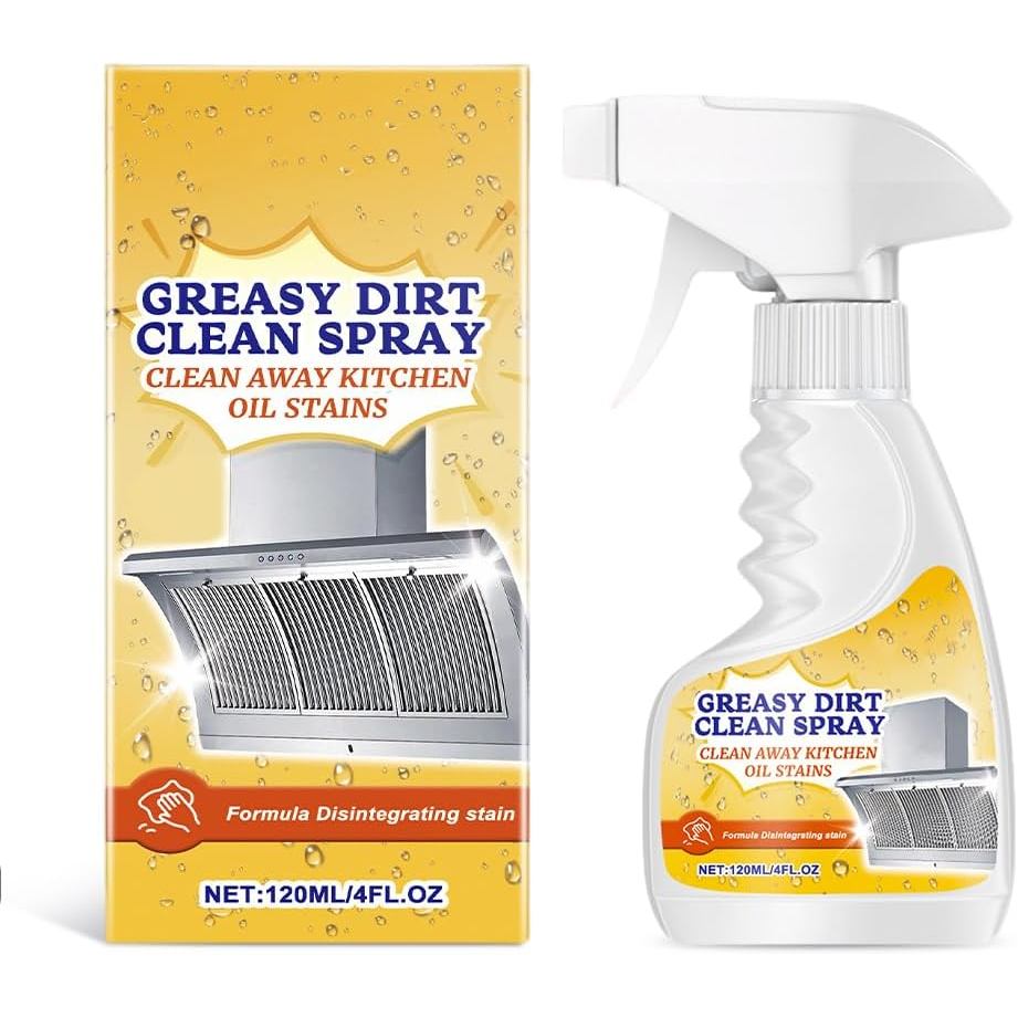 Multifunctional Powerful Kitchen Foam Cleaner, Upgrade Kitchen Degreaser Heavy-Duty Grease Remover for Stove, Fast-Actin