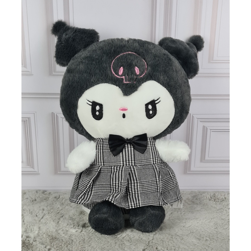 Pelúcia Kuromi 30cm Turma da Hello Kitty Brinquedos Anime Plush Toys Kids