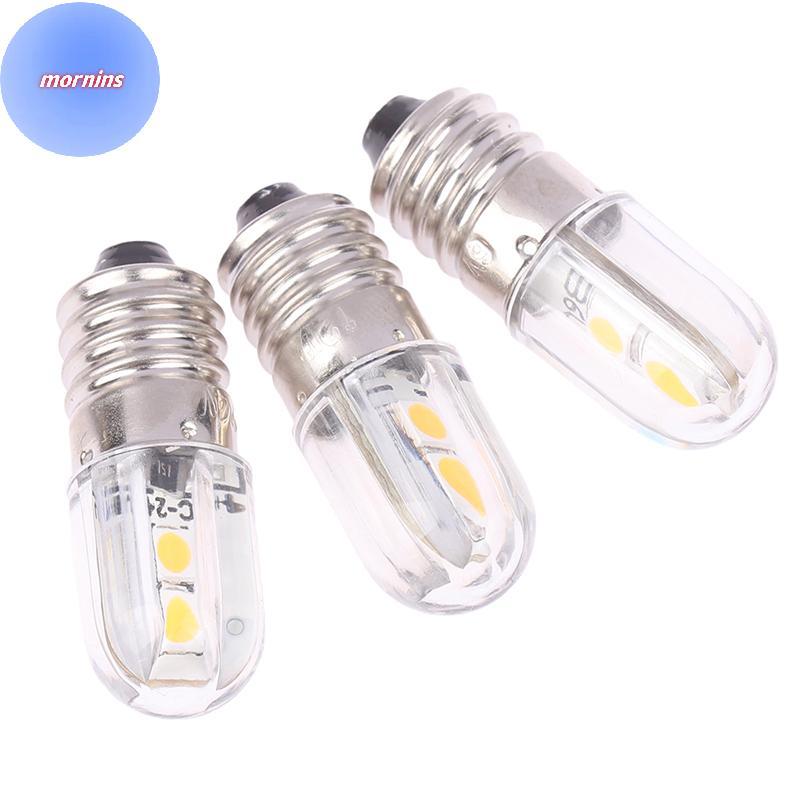 MORNIN E10 Lâmpada LED 6V 12V 24V Atualizar Lâmpadas 4LED Substituição Da Para Tocha Indicador Farol Motor Bicicleta BR