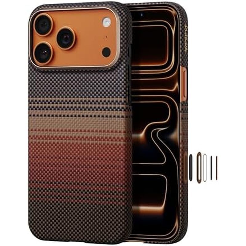 Capa Pitaka Para iPhone 17 Pro Max 6.9 " Com Botão De Controle De Câmera , Compa