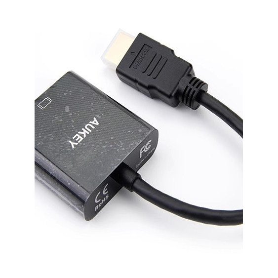 Estrangeiros 14.99 dólares!Hdmi para vga conversor Laptop Interface adaptador cabo tela de exibição