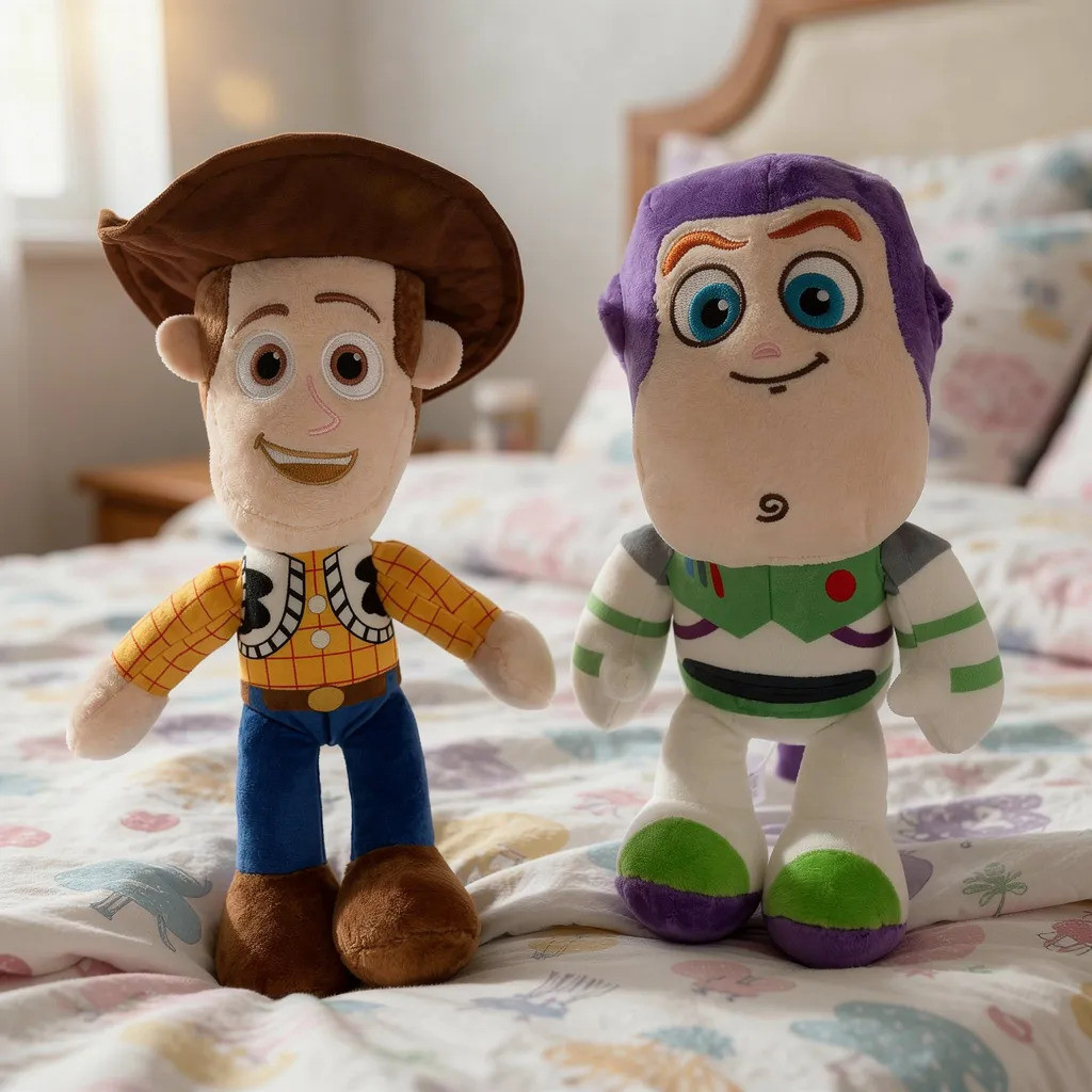 Kit 2 Bonecos Pelúcia Toy Story Woody , Buzz E Jessie Macio