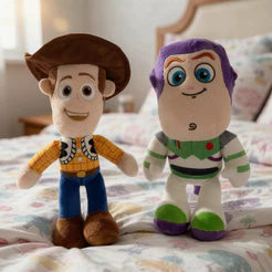 Kit 2 Bonecos Pelúcia Toy Story Woody , Buzz E Jessie Macio