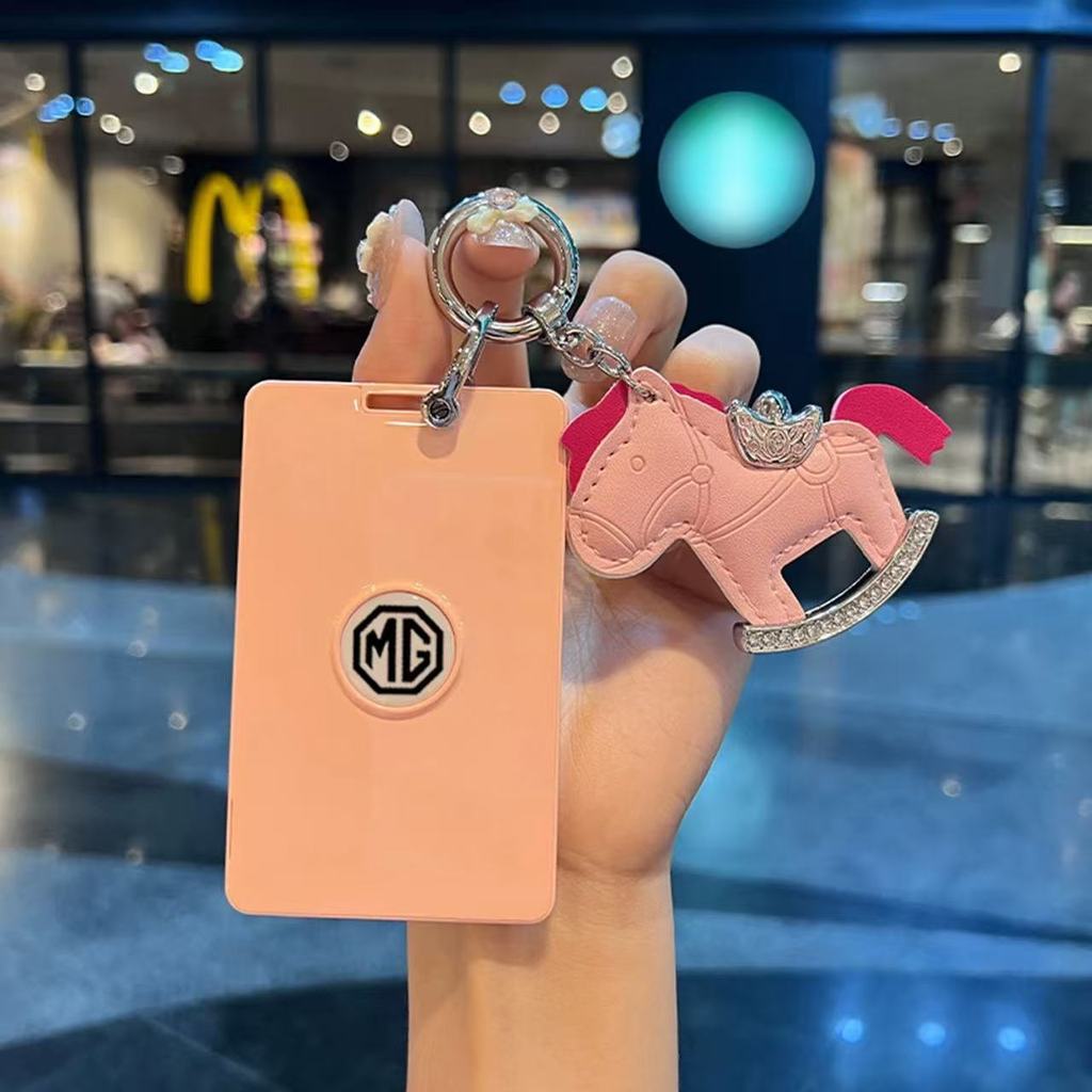 Applicable 2026 MG4 EV Card Key Holder New Energy NFC Smart charging card case for charging stations, car buckle case