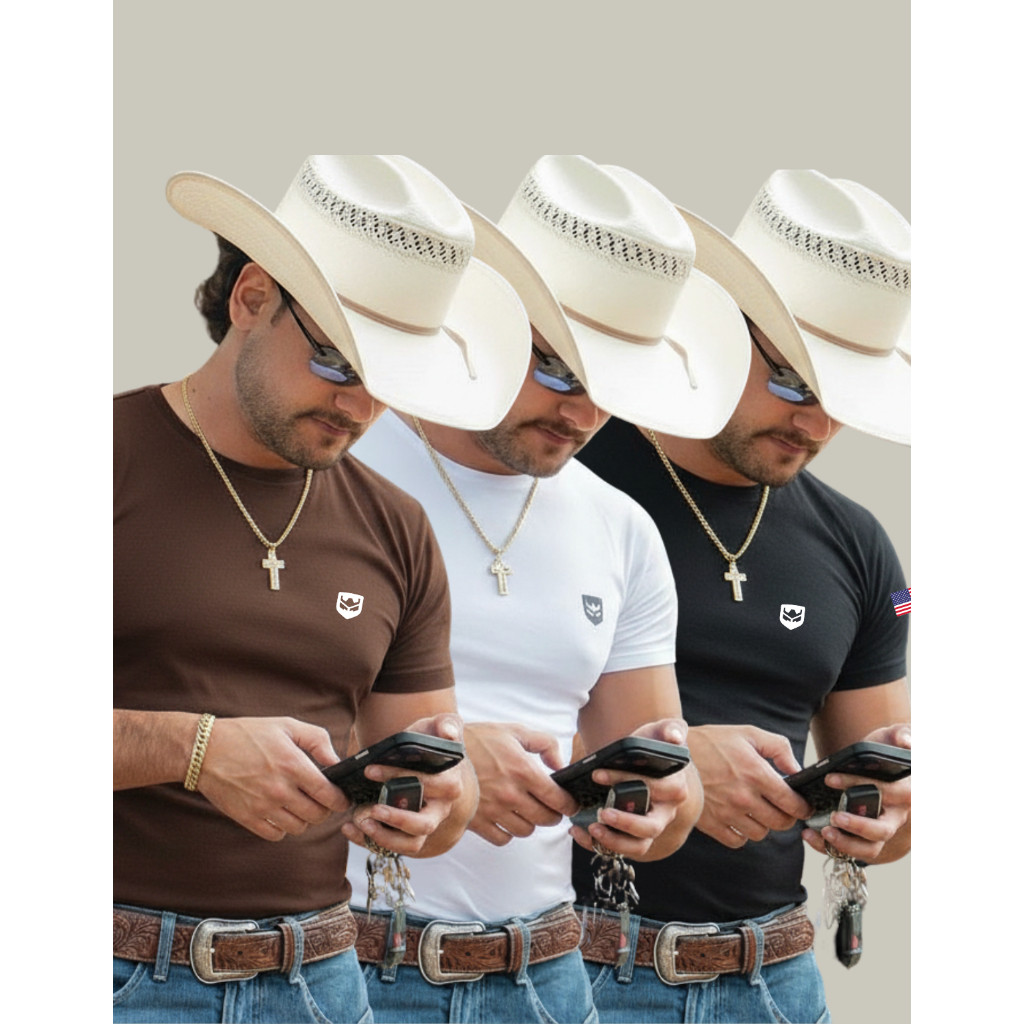 Camiseta Masculina Estampada Rincon Procedimento Agro Country 100% Algodão Premium Tropinha Rodeio Rodeio Vaqueiro