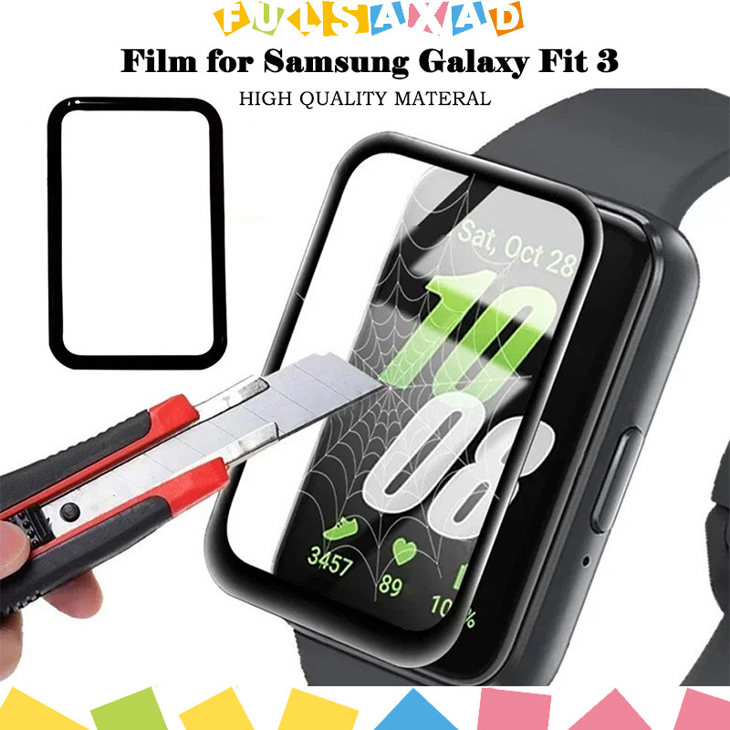 Película De Protetora Vidro Anti-arranque Para Relógio Smartwatch Samsung Fit 3 Para Samsung Galaxy Watch Fit 3