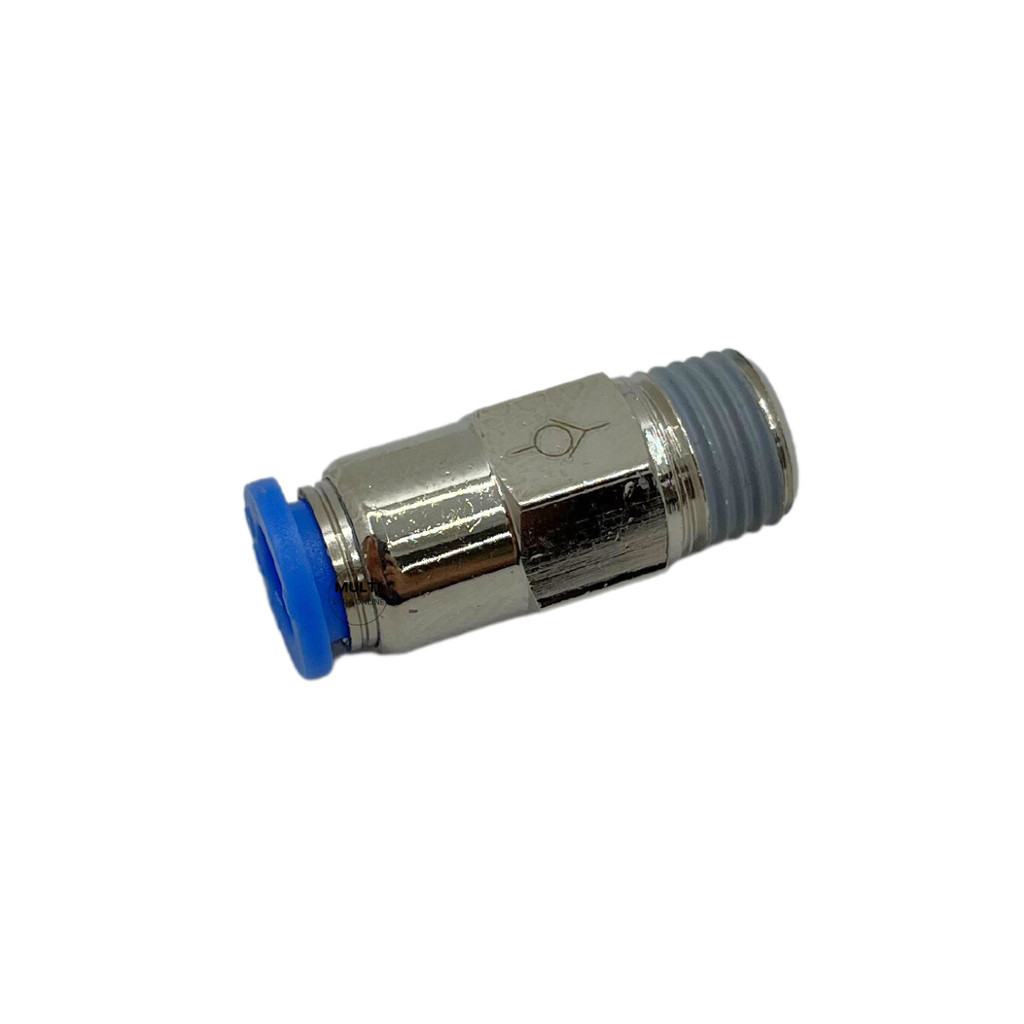 Conexão Unidirecional Rosca 1/8 Tubo 6mm Pneumática Retenção Ar Comprimido