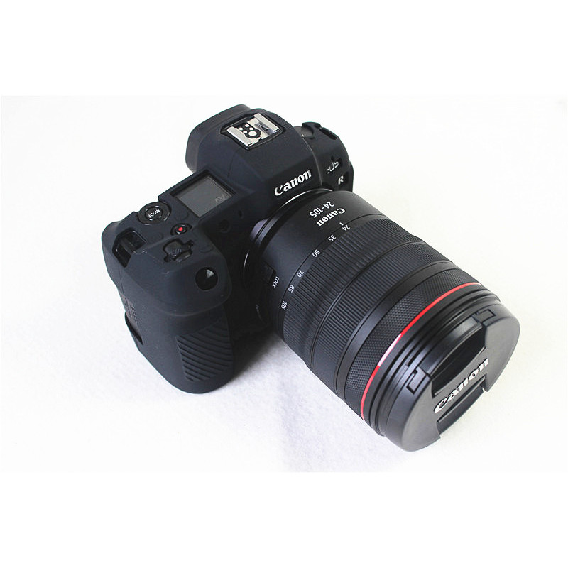 Capa de silicone para câmera Canon EOSR eos r SLR Bolsa para câmera dedicada Capa de silicone tipo oco capa protetora