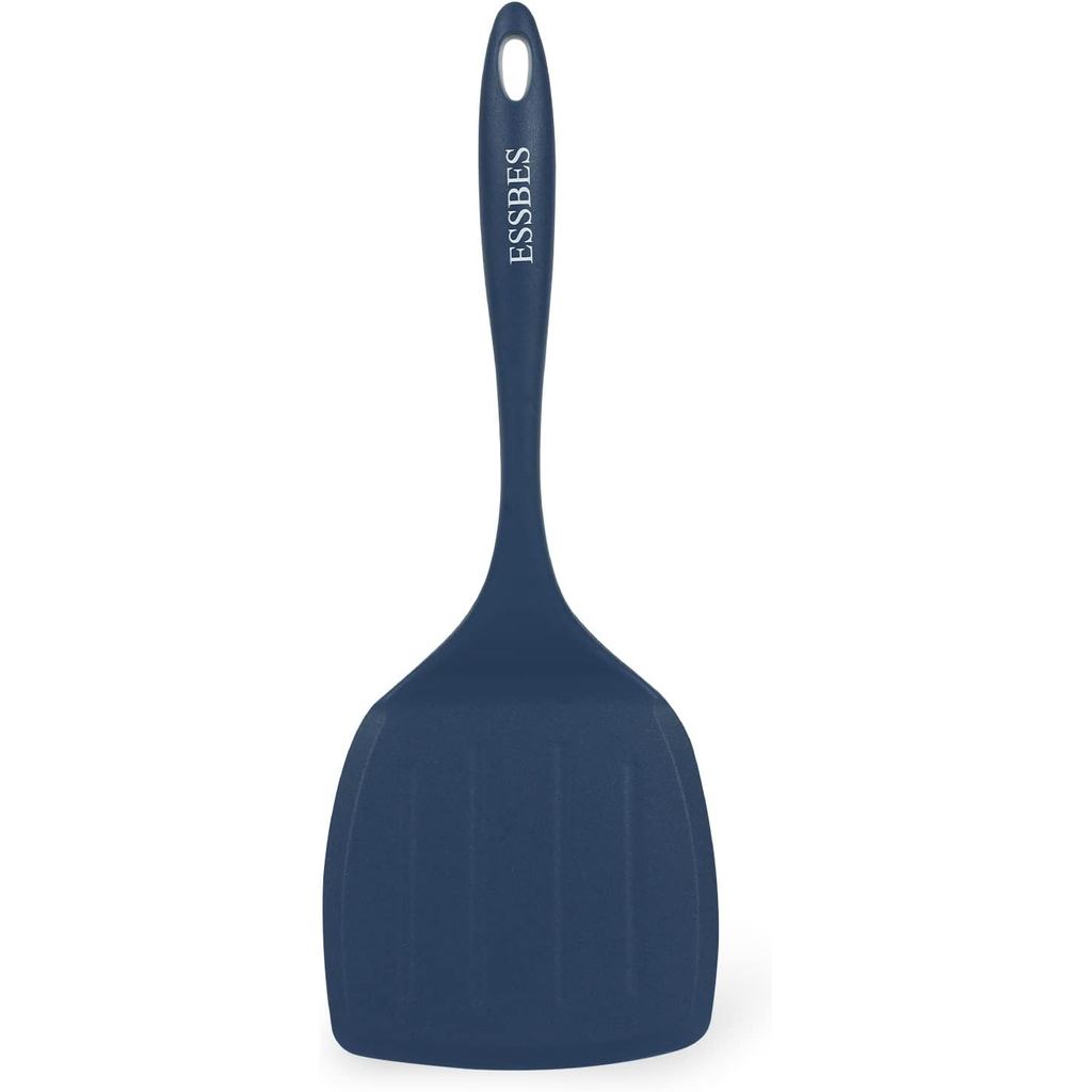 Espátula de Silicone Extra Grande - Resistente ao Calor até 600°F, Antiaderente, Flexível, Utensílio de Cozinha Livre de