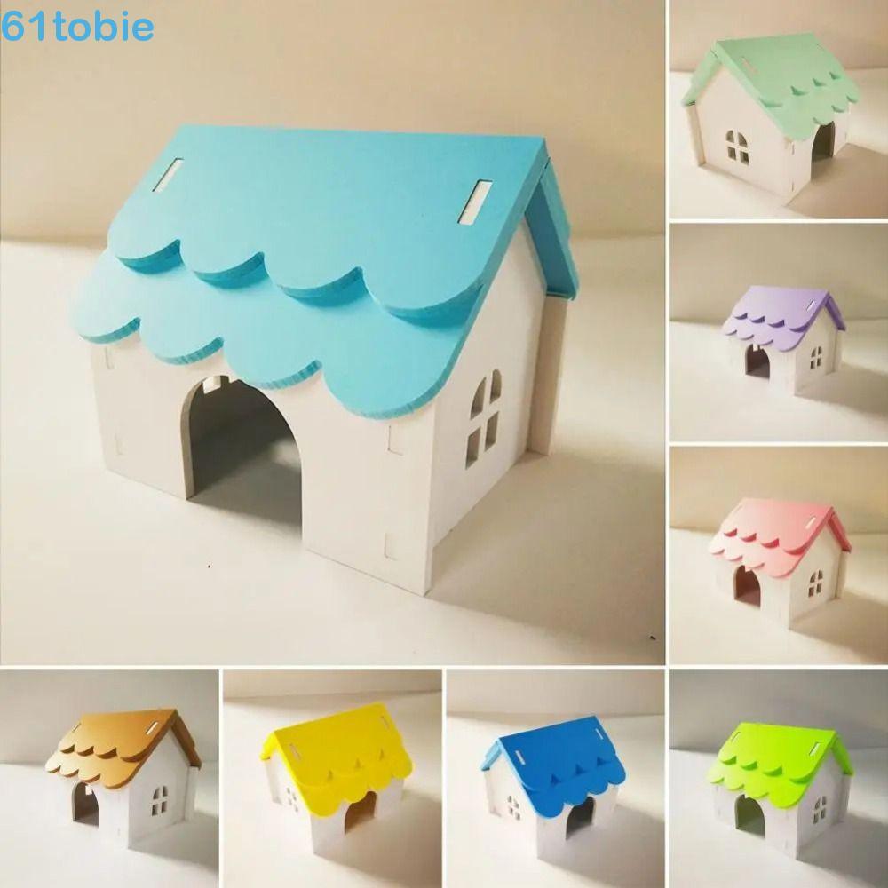 Sala Pequena Do Abrigo Animal De Estimação De TOBIE , Brinquedos Respiráveis Da Casa Hamster À Prova De Água , Cabana Ve