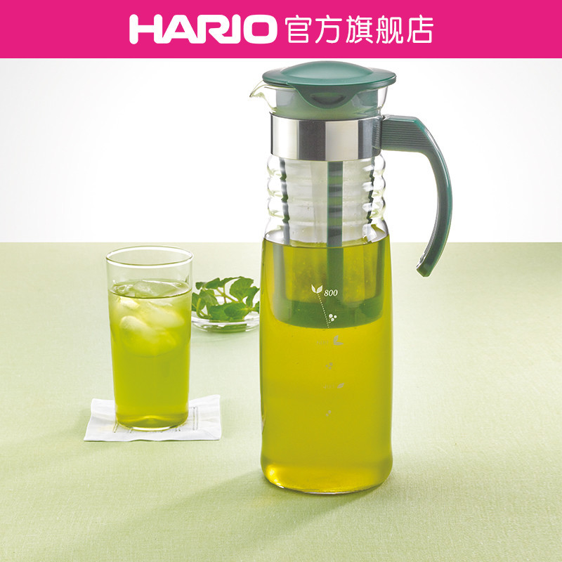 [Loja principal] HARIO Pote de fermentação fria de vidro resistente ao calor doméstico com filtro Bule Garrafa de fermen