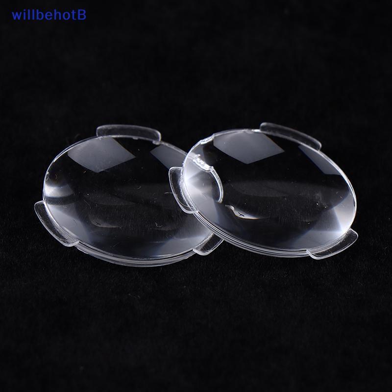 [WillbehotB] 10 Unidades 25 * 45 Mm Lente Ultra Transparente Bicolor Para Papelão Óculos 3D VR De Realidade Virtual 2-5