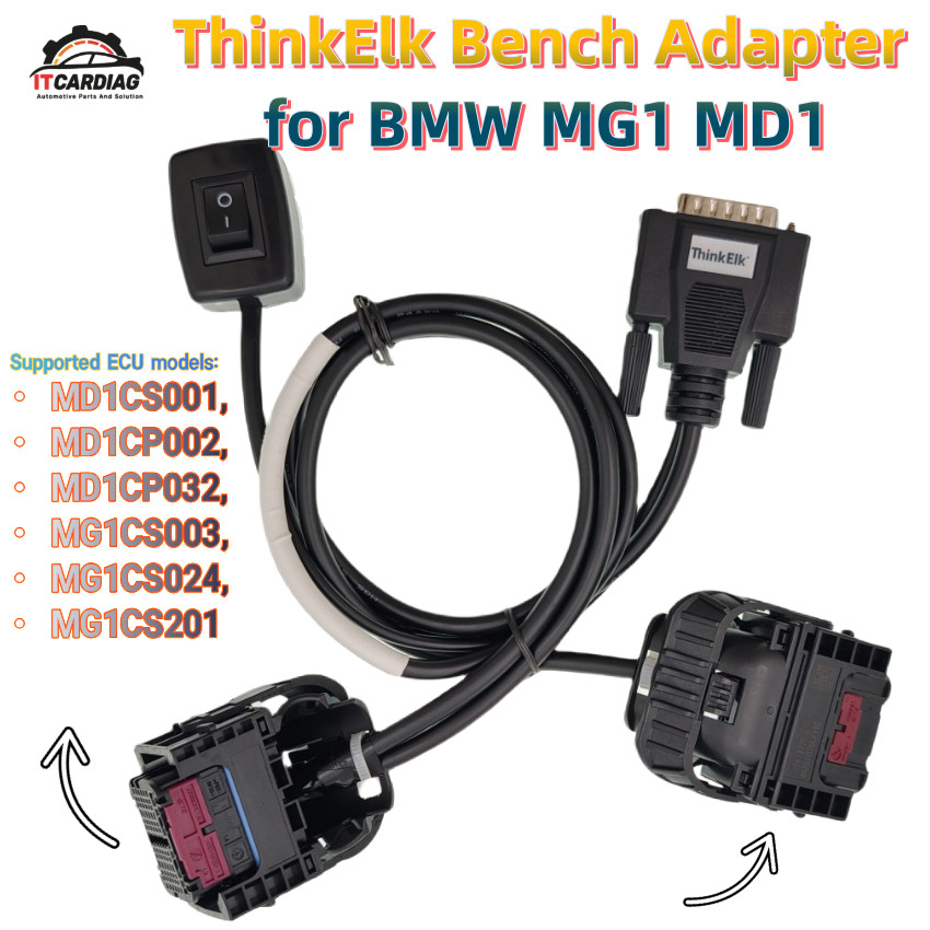 Cabo De Plataforma De Teste ThinkElk Para BMW MG1 MD1 Adaptador De Banco ECU De Diagnóstico MD1CS001 , MD1CP002 , MD1CP0