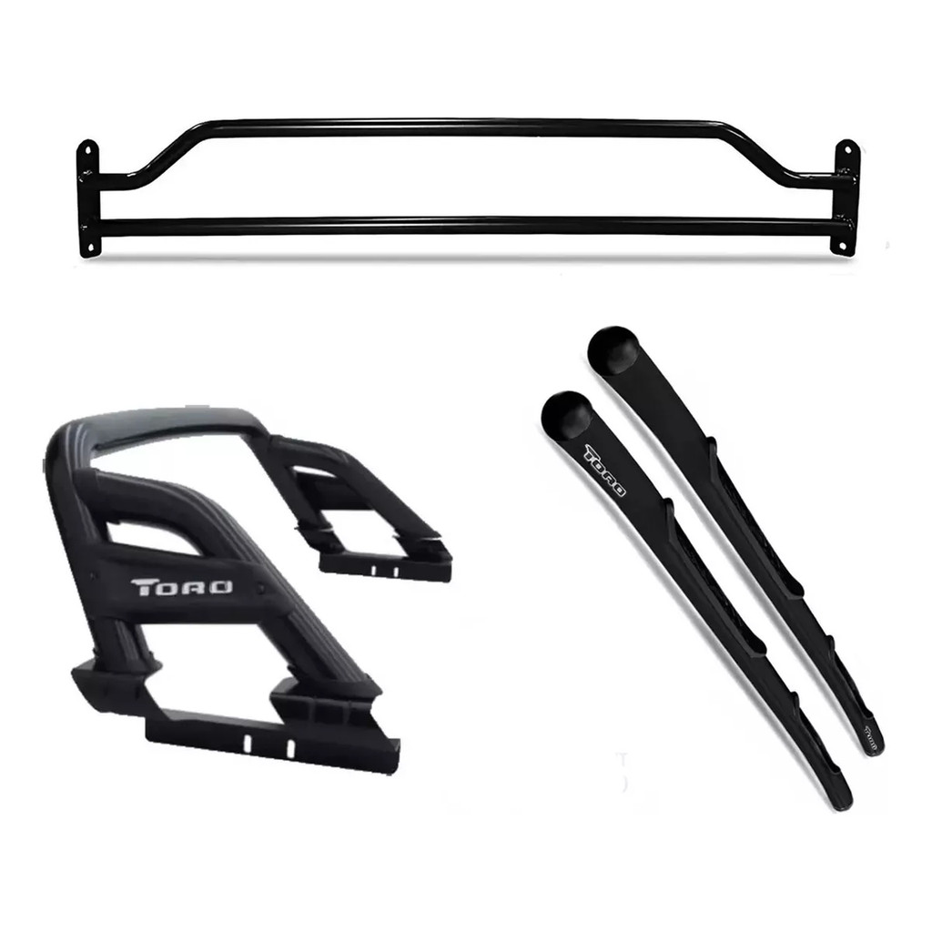 KIT SANTO ANTONIO + ESTRIBO + GRADE DE PROTEÇÃO FIAT TORO 2016 ACIMA ENDURANCE FREEDOM VOLCANO