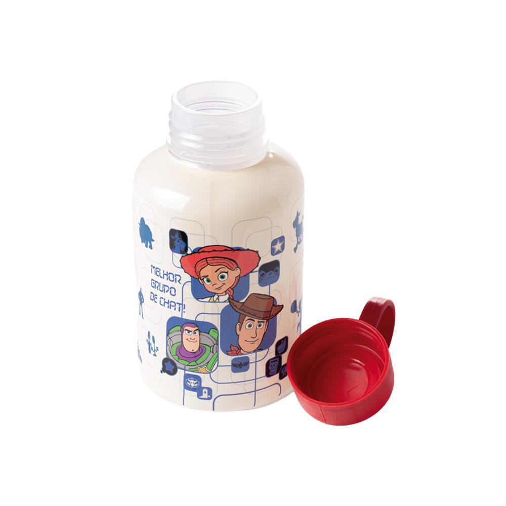 Garrafa Mini Toy Story Tampa Alça Jessie Buzz Wood Infantil Passeio 280 ml Disney Plasútil · foto 2