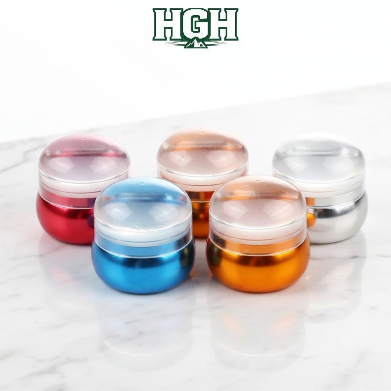 [HGH] Cabeça De Silicone Para Carimbo De Unha E Raspador De Gelatina Transparente Com Tampa Manicure DIY Nail Art Decora