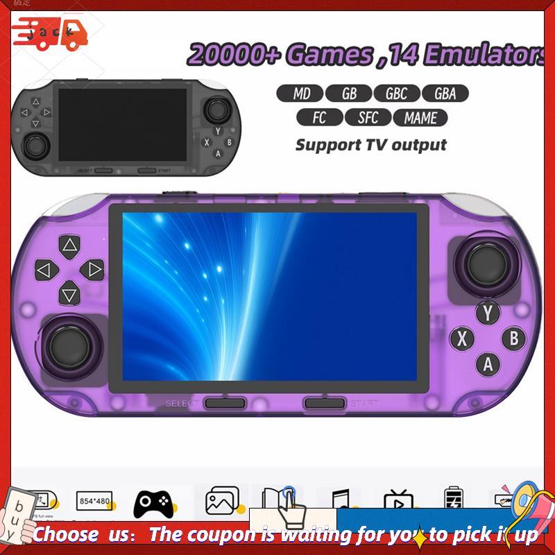 Brs0sf3000hd Retro Game Console 64GB 20.000 + Jogos Tela IPS De 4.5 Polegadas Suporta TV-Out E-Reader Vários Simuladores