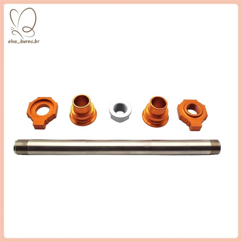 [elva_burns.br] Kit De Eixo Traseiro De Motocicleta Para EXC EXCF SXF XCF FC TC TE 125 250 350-Bucha De Porca De Bloco E