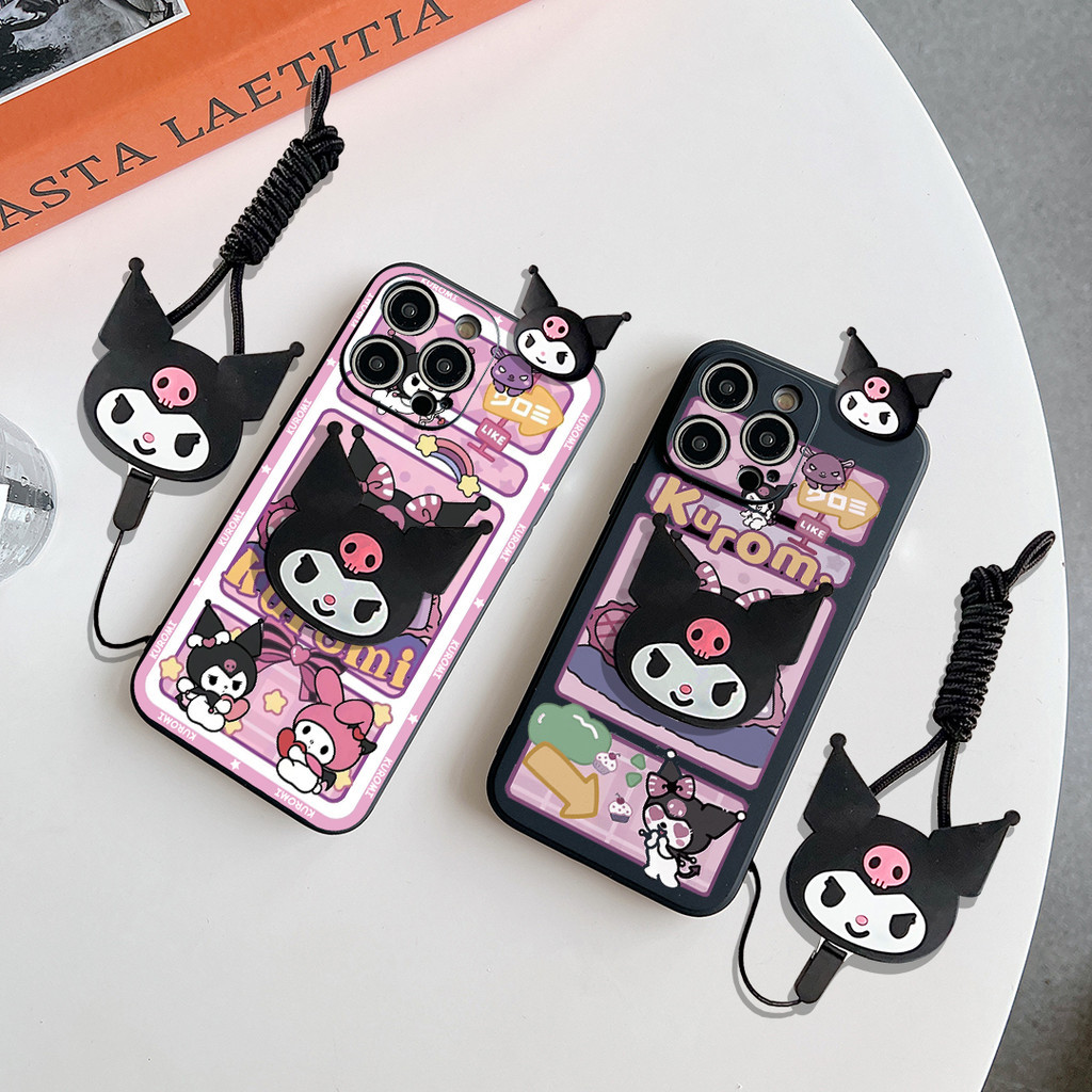 Xiaomi Mi 17 17 Pro Max 13 Ultra 13 Lite 13 13 12T 17 15T 15T 15 15 13T 13T 12T Cartoon Kuromi Capa De Telefone Com Bone