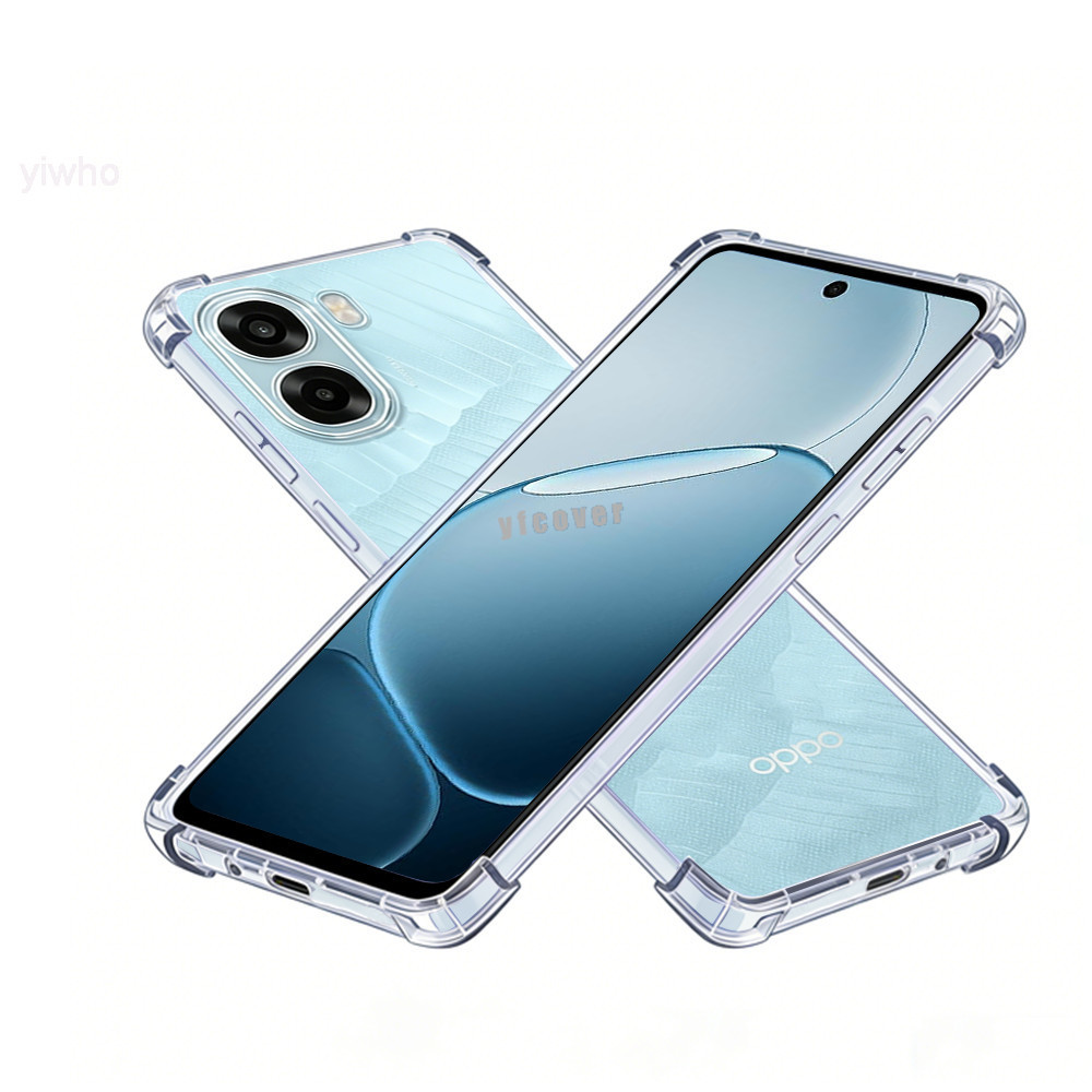 OPPO A6X Capa De Telefone Transparente Para A6 A6X A6T A6C A6K A6S A6i Pro A6 GT A6 MAX 5G TPU Traseira À Prova De Choqu