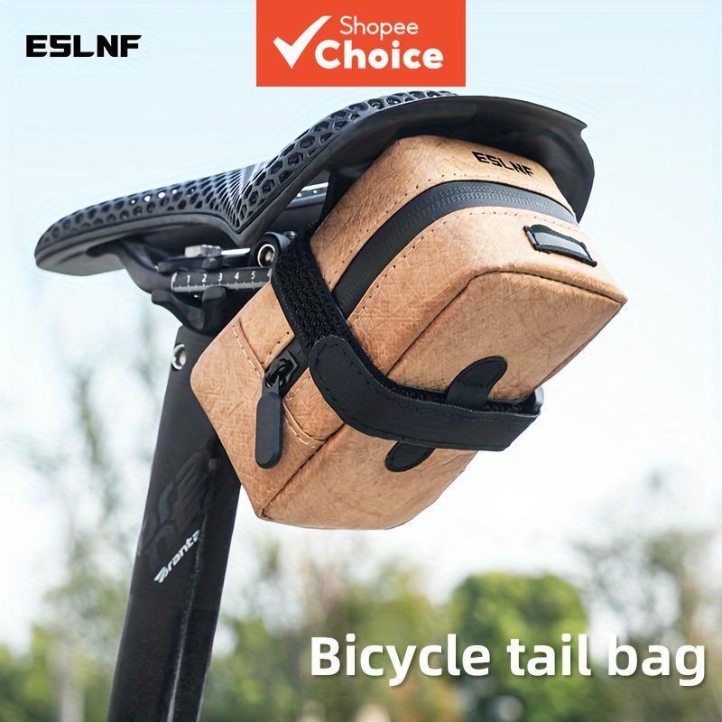Bolsa debaixo do assento de bicicleta ESLNF, bolsa de ferramentas para ciclismo de montanha, leve, selim de bicicleta de