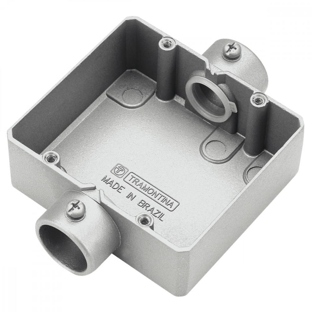 Condulete Duplo 3/4" CD Rosca BSP Pintura