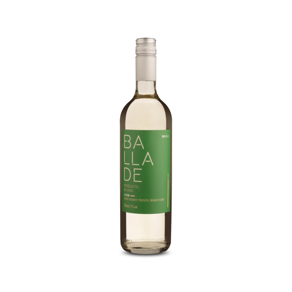 Vinho Frisante Ballade Moscatel Branco Suave 750ml Wine