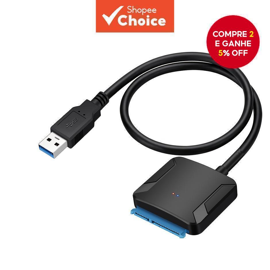 Cabo Adaptador SATA Para USB3.0 Ideal Transferência De Dados De Disco Rígido Interface De Computador Durável