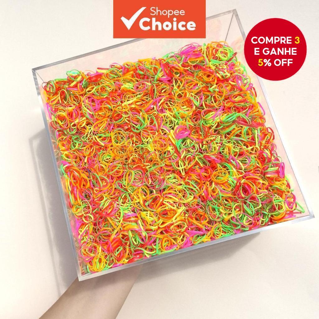 Conjunto De Elásticos De Cabelo Coloridos-Faixas De Borracha Macias Sem Emaranhado Para Crianças , Suportes De Rabo De C