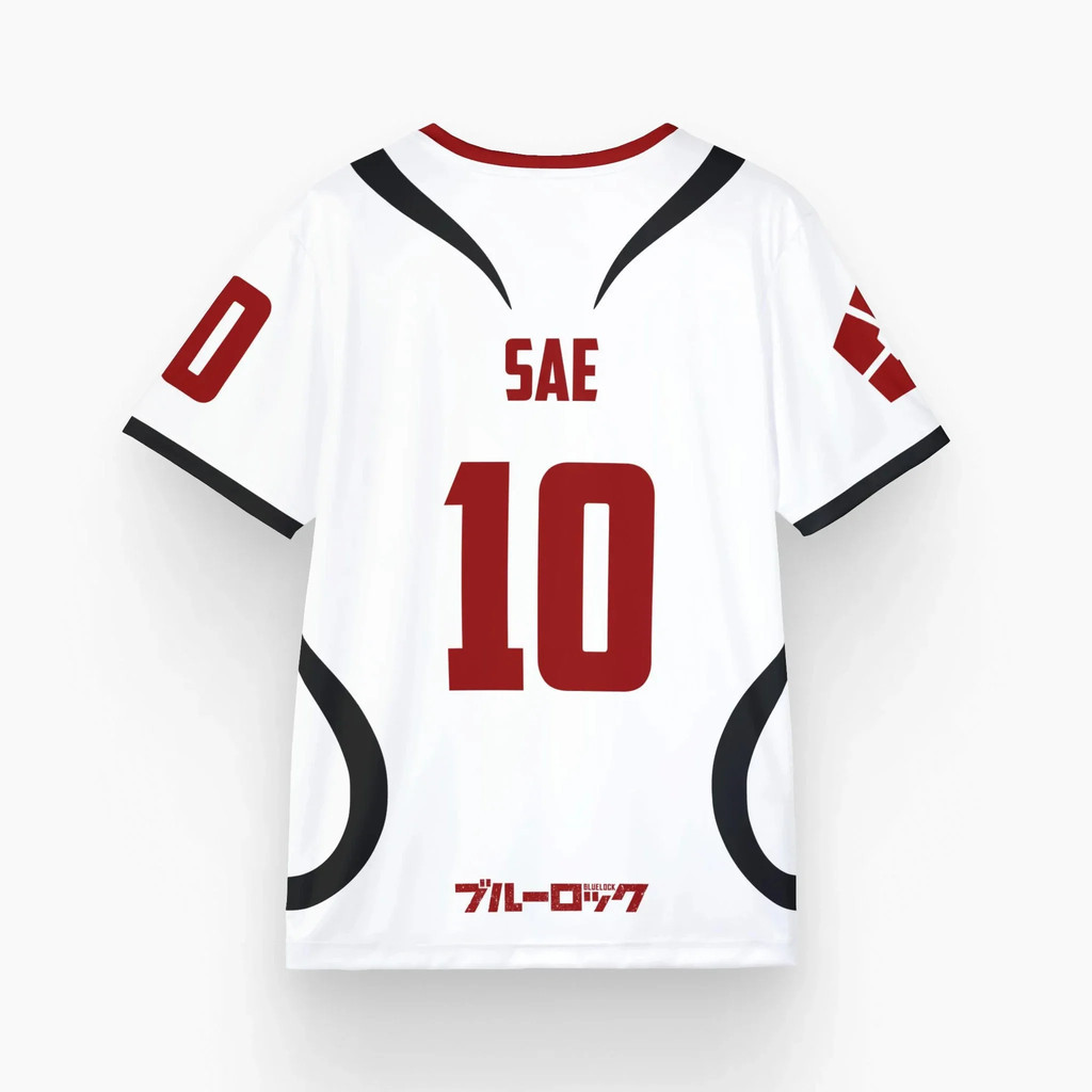 Blue Lock Sae Itoshi Sports Role Play Camisa Crianças Homens Mulheres Respirável Suor Absorvente Camiseta